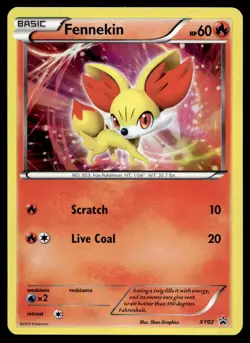 Fennekin XY Promos Holo XY02 Pokemon TCG - Image 1