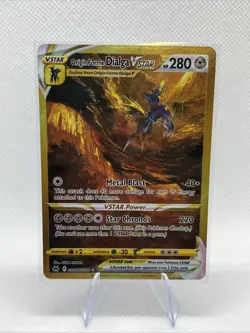 Origin Forme Dialga VSTAR Secret Rare Holo GG68/GG70 Crown Zenith Pokemon - Image 1