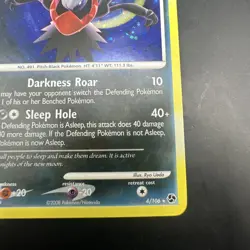 Darkrai 4/106 Holo Rare Great Encounters Pokemon Holo MP With A SWIRL - Image 5