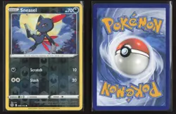 Sneasel 086/172 Common Brilliant Stars Pokemon Reverse Holo Lightly Played - Image 3