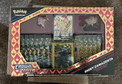 Pokemon TCG 2-Shiny Zamazenta 1-Shiny Zacian Premium Figure Collections Sealed - Image 2