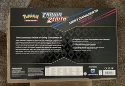 Pokemon TCG 2-Shiny Zamazenta 1-Shiny Zacian Premium Figure Collections Sealed - Image 3