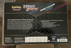 Pokemon TCG 2-Shiny Zamazenta 1-Shiny Zacian Premium Figure Collections Sealed - Image 5