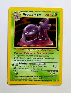 carte Pokemon 13/62 Grotadmorv Rare Holo 2eme edition Fossile - Image 1