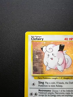 Clefairy 5/102 Base Set Holo Rare Pokemon - Image 4