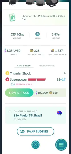 Pokemon Go Shiny Melmetal ( Max CP) - Image 2