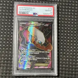 Pokemon TCG Breakpoint Darkrai EX 118/122 Full Art Holo Ultra Rare Eng PSA 10 - Image 1