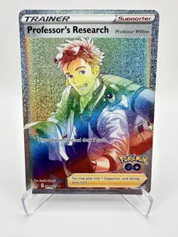 Professor's Research 084/078 Pokemon GO Holo Moderately Played - Image 1