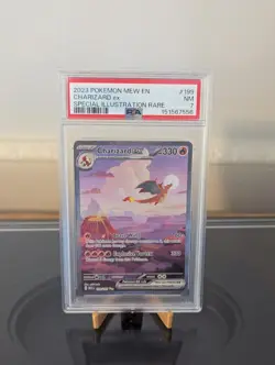 Pokemon TCG Charizard ex 199/165 SV 151 Holo Special Illustration Rare PSA 7 - Image 5