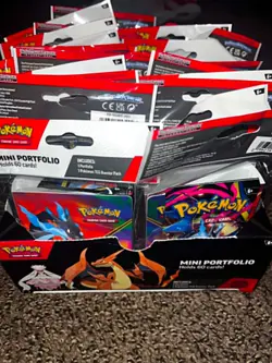 Pokemon Mega Evolution Phantasmal Flames Mini Portfolio & Booster Pack - Image 1