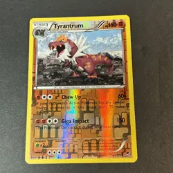 Tyrantrum 62/111 XY Furious Fists Reverse Holo Rare Pokemon English MP - Image 1
