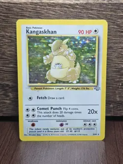 Pokemon TCG Kangaskhan Jungle 5/64 Holo Unlimited Holo Rare MP - Image 1