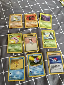 Pokemon TCG Lot Of 9 Vintage WOTC Base, Fossil ETC LP/MP - Image 1