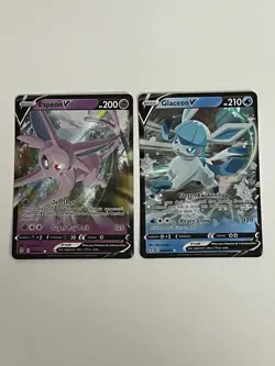 Espeon V & Glaceon V 040 & 064/203 - Evolving Skies - Pokemon TCG - NM/M - Image 1