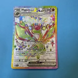 FLYGON EX 2024 POKEMON SURGING SPARKS ULTRA RARE FULL ART #222/191 Q4846 - Image 1