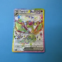 FLYGON EX 2024 POKEMON SURGING SPARKS ULTRA RARE FULL ART #222/191 Q4846 - Image 2