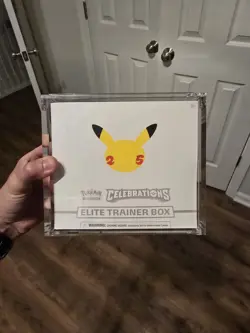 Pokemon TCG Celebrations Elite Trainer Box 25th Anniversary ETB Sealed NEW 820650809439 - Image 1
