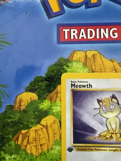 Pokemon 1st Edition Meowth Jungle 56/64 Common Lightly Played - Image 3