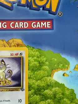 Pokemon 1st Edition Meowth Jungle 56/64 Common Lightly Played - Image 4