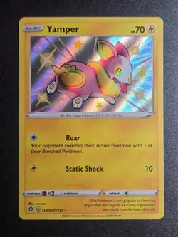 Yamper SV039/SV122 NM Shining Fates Shiny Vault Shiny Rare Pokemon Holo - Image 1