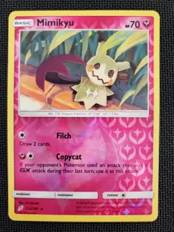 Pokemon Team Up Mimikyu Reverse Holo 112/181 NM - Image 1