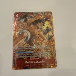 Monkey D Luffy OP16-015 Alternate Art The Time of Battle One PIece English Card - Image 1