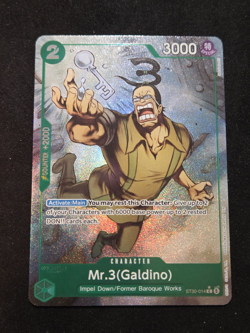 One Piece Starter Deck EX: Luffy & Ace Mr 3 (Galdino) ST30-014 Full Art NM - Image 1