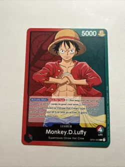 Monkey.D.Luffy - OP01-003 - Leader - English - Near Mint - One Piece CCG - Image 1