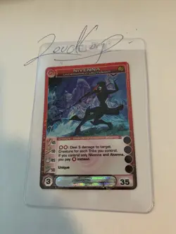 Chaotic TCG - Nivenna Underworld Lieutenant 1st Ed. Rare Foil Card - Image 2