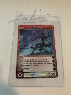 Chaotic TCG - Nivenna Underworld Lieutenant 1st Ed. Rare Foil Card - Image 3