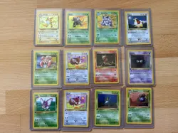 Vintage Pokemon Card Lot 12 WOTC 1st Edition Shadowless Gastly Pidgey Holos - Image 1