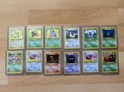 Vintage Pokemon Card Lot 12 WOTC 1st Edition Shadowless Gastly Pidgey Holos - Image 2