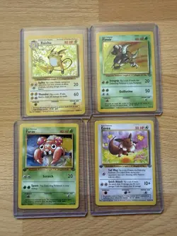 Vintage Pokemon Card Lot 12 WOTC 1st Edition Shadowless Gastly Pidgey Holos - Image 3