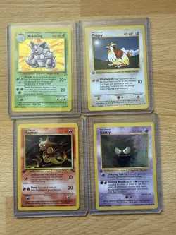 Vintage Pokemon Card Lot 12 WOTC 1st Edition Shadowless Gastly Pidgey Holos - Image 5