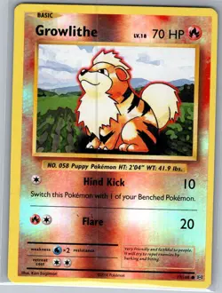 Growlithe 17/108 Reverse Holo XY - Evolutions - Pokemon Card - NM - Image 1