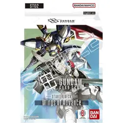 Gundam Card Game: Wings of Advance Starter Deck ST02 Bandai New Sealed English - Image 1