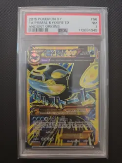 Pokemon Primal Kyogre EX Ancient Origins Card 96/98 PSA 7 - Image 1