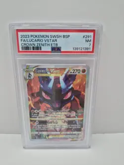Lucario VSTAR - Promo SWSH: Sword & Shield Promo Cards SWSH291 PSA 7 Pokemon - Image 1