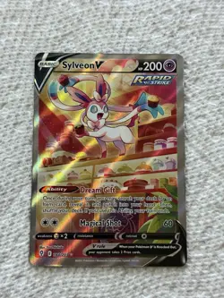 Pokemon Evolving Skies Sylveon v Alternate Full Art Holo Ultra Rare Card 184/203 - Image 1