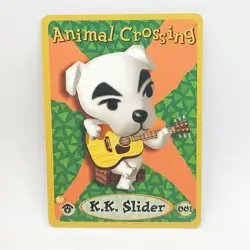 Animal Crossing K K Slider 001 E-Reader Card Nintendo GameCube Series 1 2002 NM - Image 1