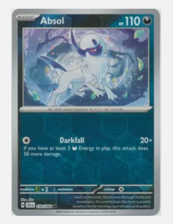 Pokemon - Absol - 030/064 - Reverse Holo - Shrouded Fable - NM/M - NEW - Image 1