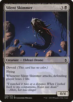 Silent Skimmer Foil Battle for Zendikar 96 NM MTG - Image 1