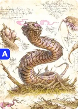MTG Rottenmouth Viper Bloomburrow Art Art Card NM - Image 1