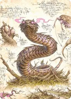 MTG Rottenmouth Viper Bloomburrow Art Art Card NM - Image 2