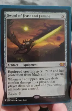 Wizards of the Coast Magic Sword of Feast and Famine Mythic Artifact 296/332 - Image 1