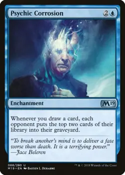 MTG - Psychic Corrosion - Core Set 2019 - X1 - (NM) - - Image 1