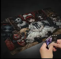 Annabelle Duskmourn Mtg Playmat Mousepad NEW Pokemon Anime Horror Games Tcg Toys - Image 2