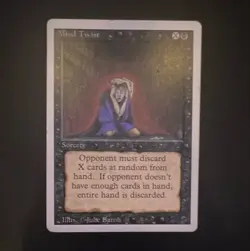 Mind Twist Revised Edition Regular Rare Sorcery English Magic the Gathering - Image 1
