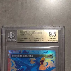 Wizards of the Coast MTG Traveling Chocobo Neon Ink Foil 0551C BGS 9.5 - Image 3
