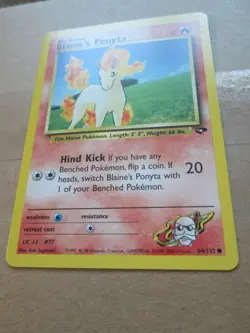 Blaine's Ponyta - 64/132 - Common WOTC TCG—Gym Challenge Set Pokemon Card - Image 5